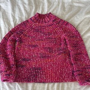 Women's Chunky Pink Knit Sweater